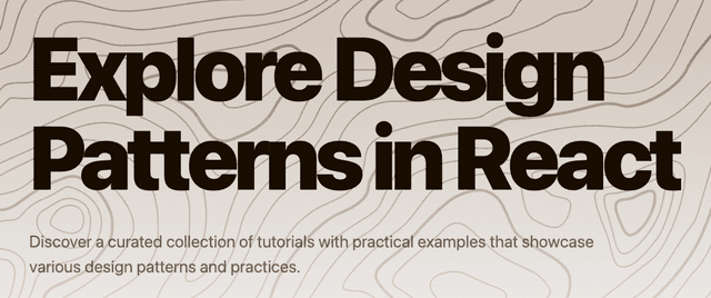 Design Patterns in React